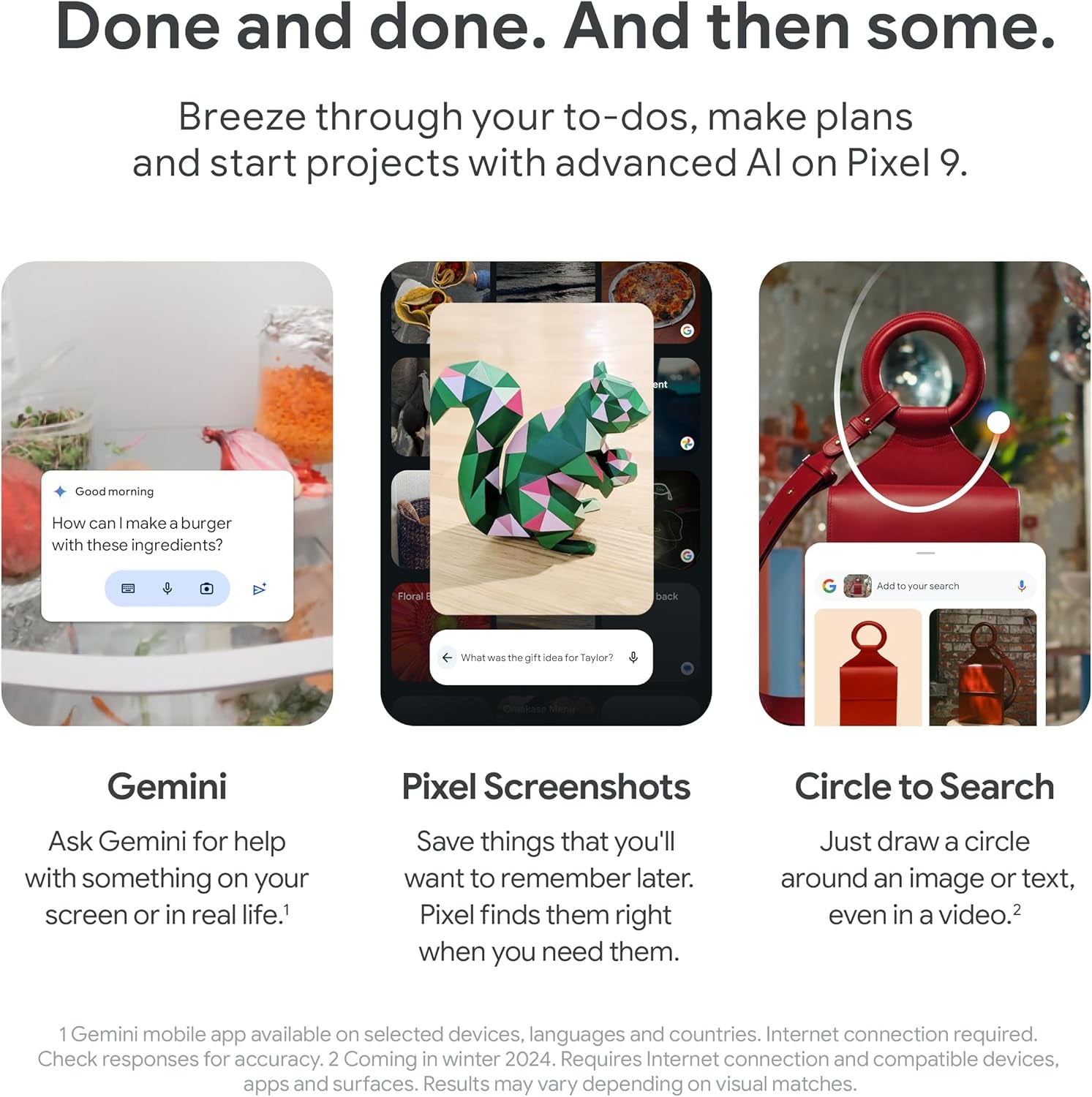 Pixel 9 - Unlocked Android Smartphone with Gemini, Advanced Camera, 24-Hour Battery, and 6.3" Actua Display - Porcelain, 128GB