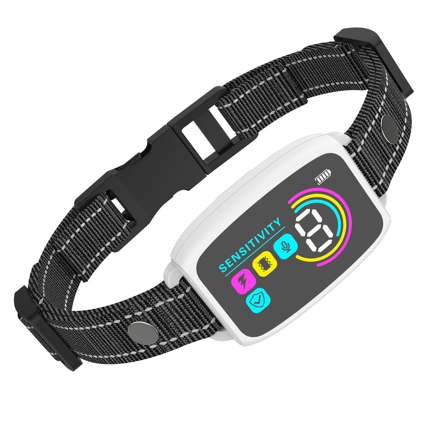Smart Automatic Anti Barking Dog Collar Rechargeable Bark Stopper Stop Barking HD Digital Display IP67 Waterproof Collar For Dogs Pet Products - Sertex