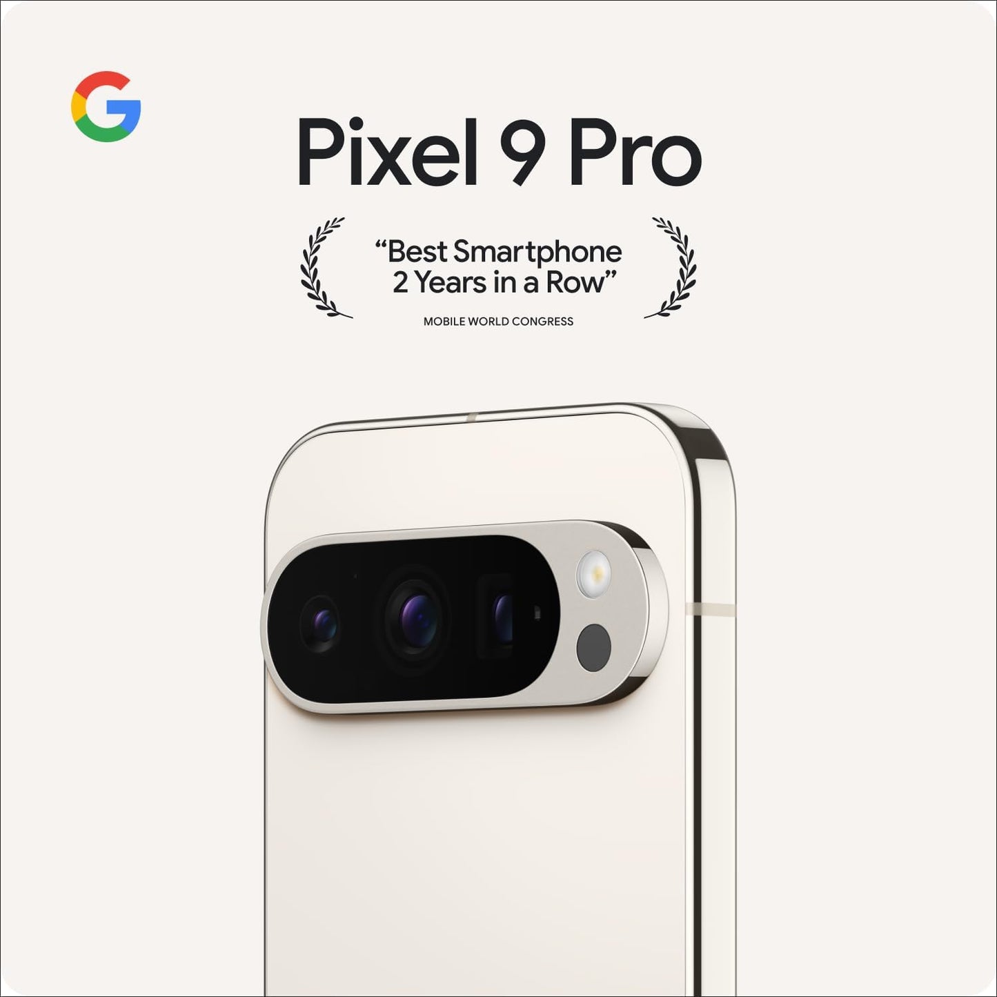 Pixel 9 Pro - Unlocked Android Smartphone with Gemini, Triple Rear Camera System, 24-Hour Battery, and 6.3" Super Actua Display - Obsidian, 128GB