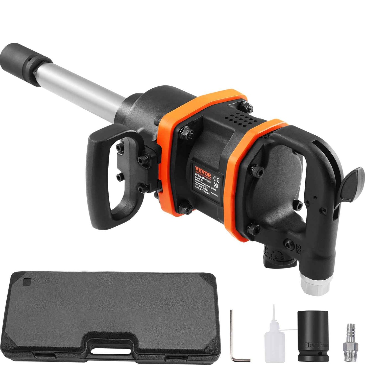 VEVOR 1\" Air Impact Wrench - 3160 ft-lbs Torque