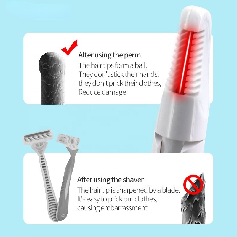 Portable Electric Hair Remover Safety Lady Shaver Hair Trimmer Sertex