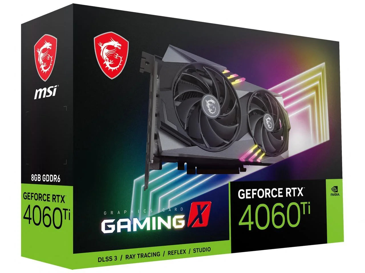 Gaming Geforce RTX 4060 Ti 8GB GDDR6 PCI Express 4.0 X8 ATX Video Card RTX 4060 Ti GAMING X 8G
