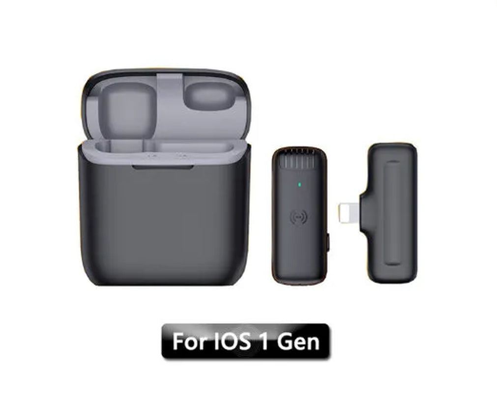 Wireless Lavalier Microphones for Iphone Ipad Leereel Plug and Play Lapel Mic with Charging Case for Interview Video Recording Tiktok Live Stream Noise Reduction