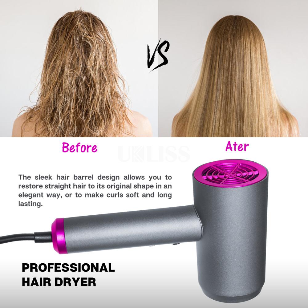 Professional Hot And cold Hair Dryer Household Powerful Dryer Sertex
