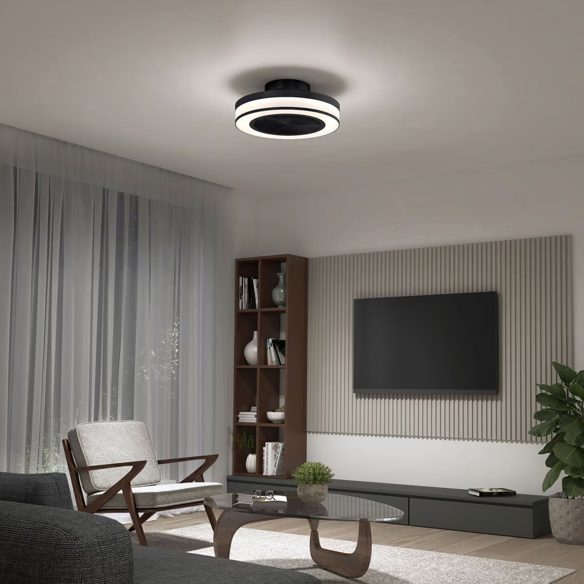 Elton 19" (43Cm) Fan Light with Remote Control