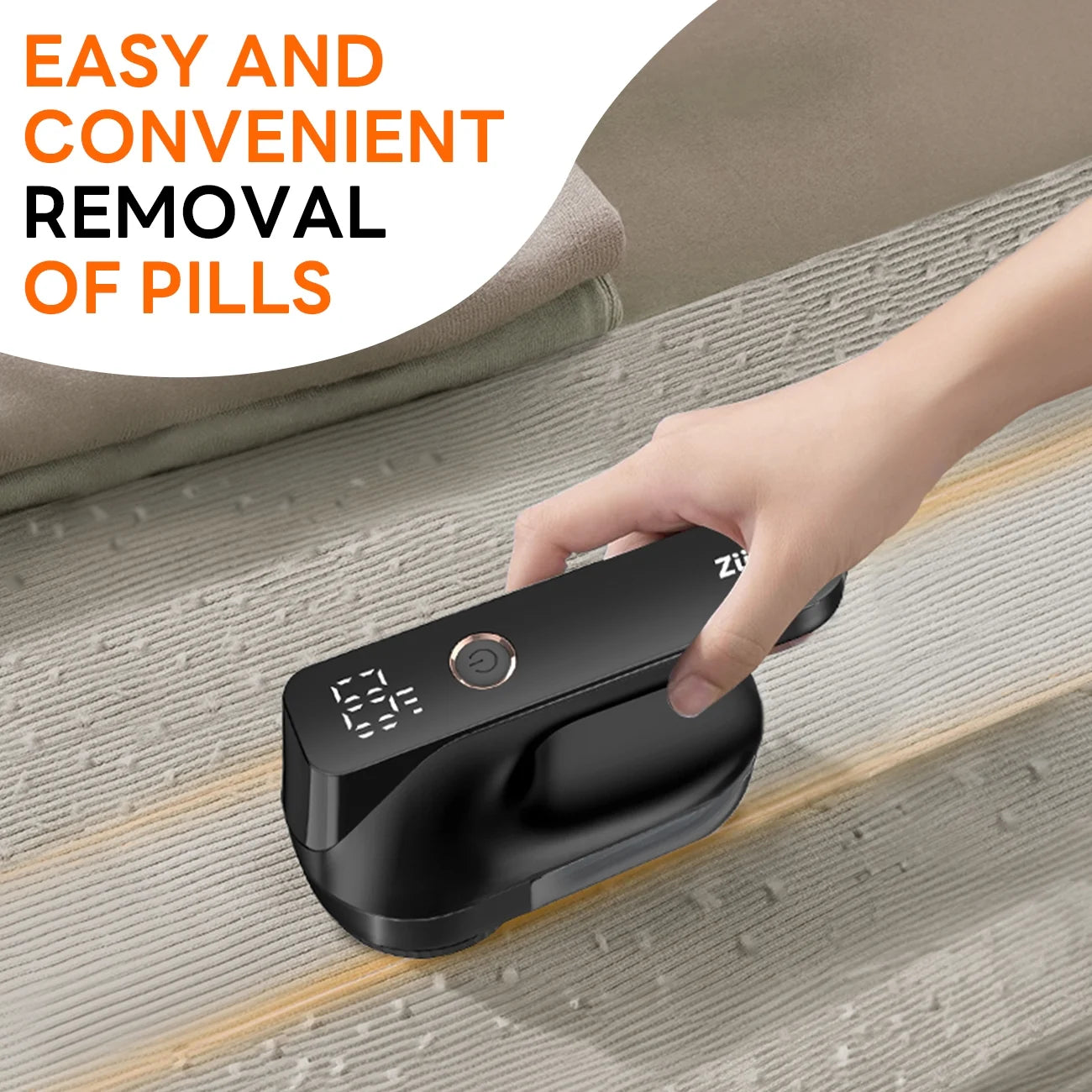 Fabric Shaver, Electric Lint Remover, Lint Shaver, Sweater Defuzzer with LED Display