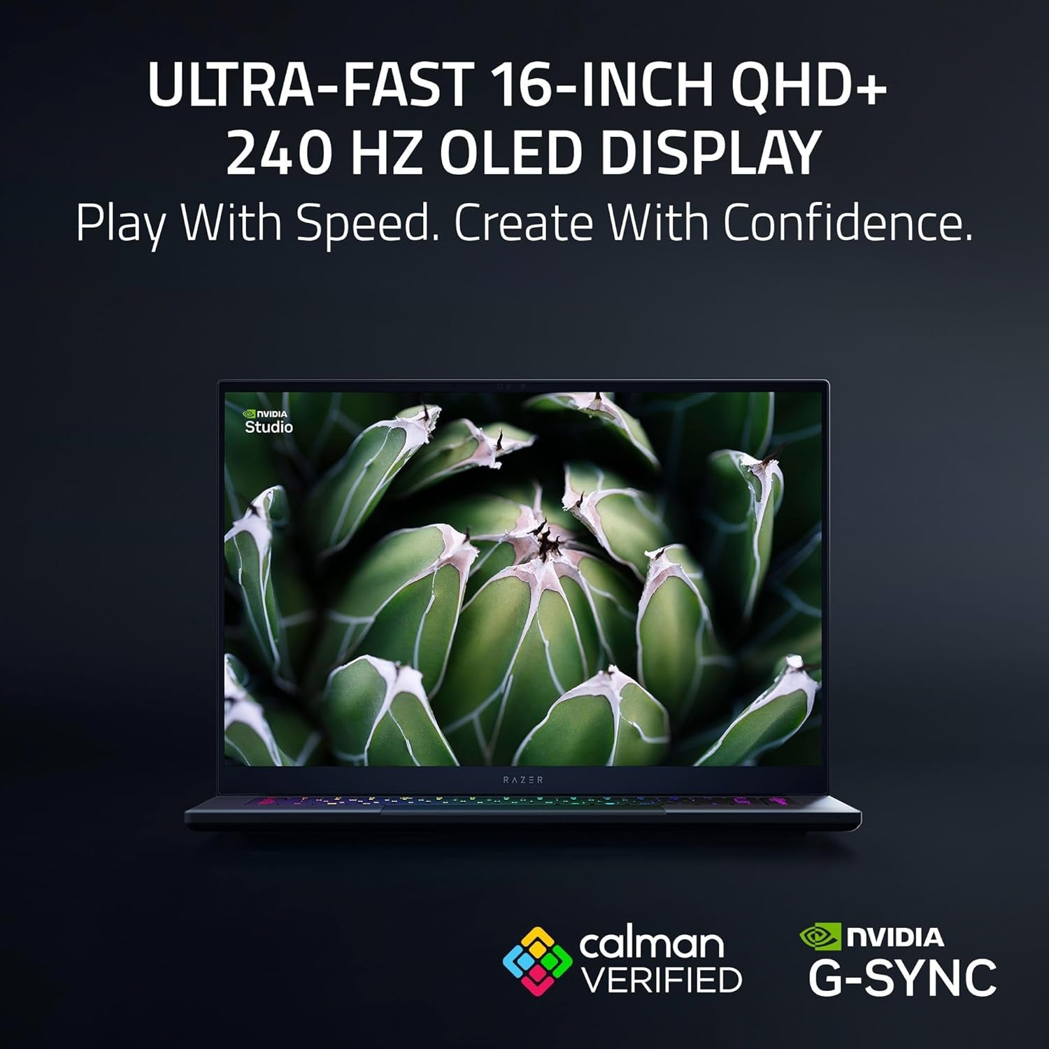 Blade 16 (2025) - 16 Inch AI Gaming Laptop - NVIDIA Geforce RTX 5080 - AMD Ryzen AI 9 365-16" QHD+ 240Hz OLED Display - 32GB LPDDR5X 8000 Mhz - 1TB SSD - Uk-Layout | Black