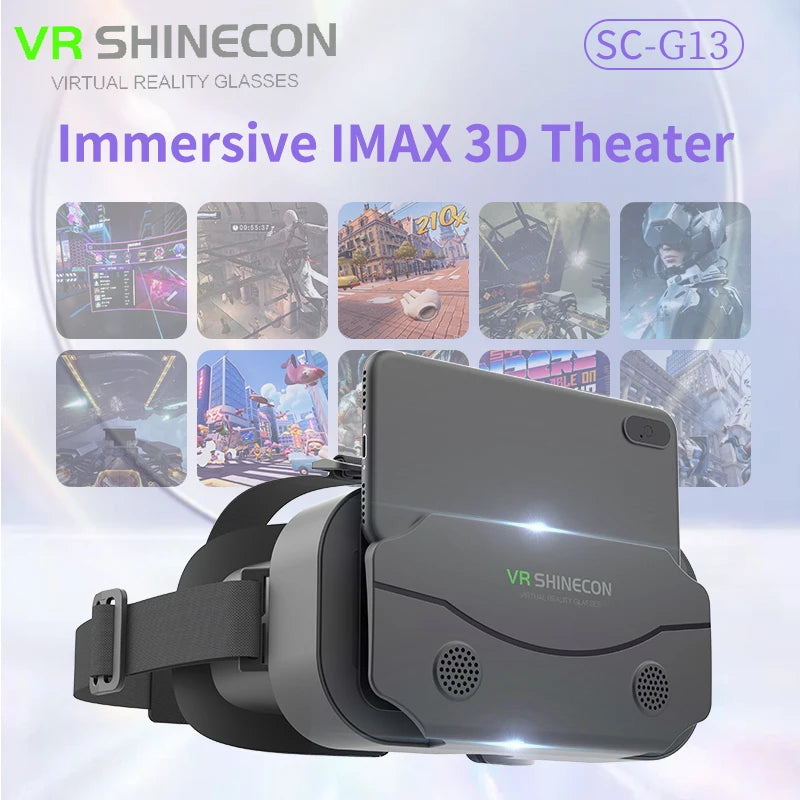 VR Glasses Virtual Reality Headset Viar Devices Helmet 3D Lenses Smart Goggles for Smartphones Phone Mobile Gogle Game Accessory
