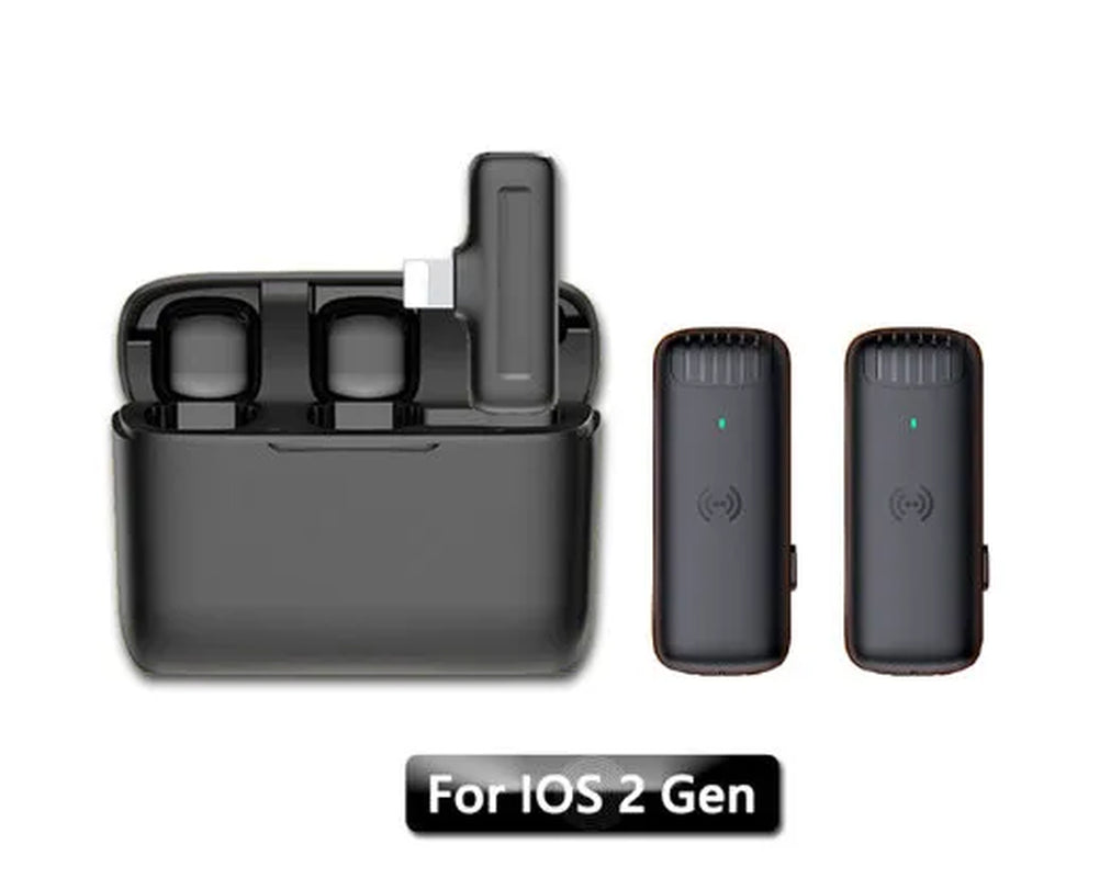 Wireless Lavalier Microphones for Iphone Ipad Leereel Plug and Play Lapel Mic with Charging Case for Interview Video Recording Tiktok Live Stream Noise Reduction
