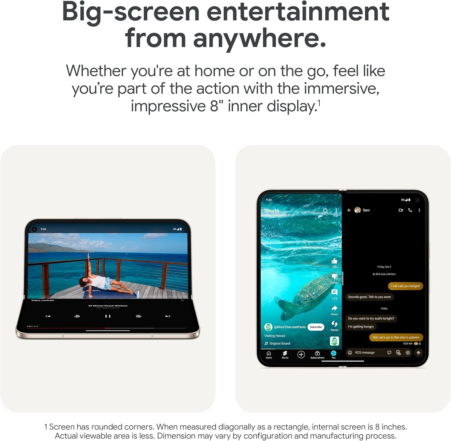 Pixel 9 Pro Fold - Unlocked Android Smartphone with Gemini - Advanced Triple Rear Camera System - Foldable Display - Hands-Free Video - Obsidian, 512GB