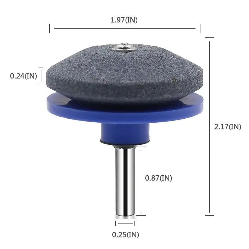 Sharpening Made Easy: Electric Lawn Mower Sharpener with Wear-Resistant Grinding Head and Whetstone Sander