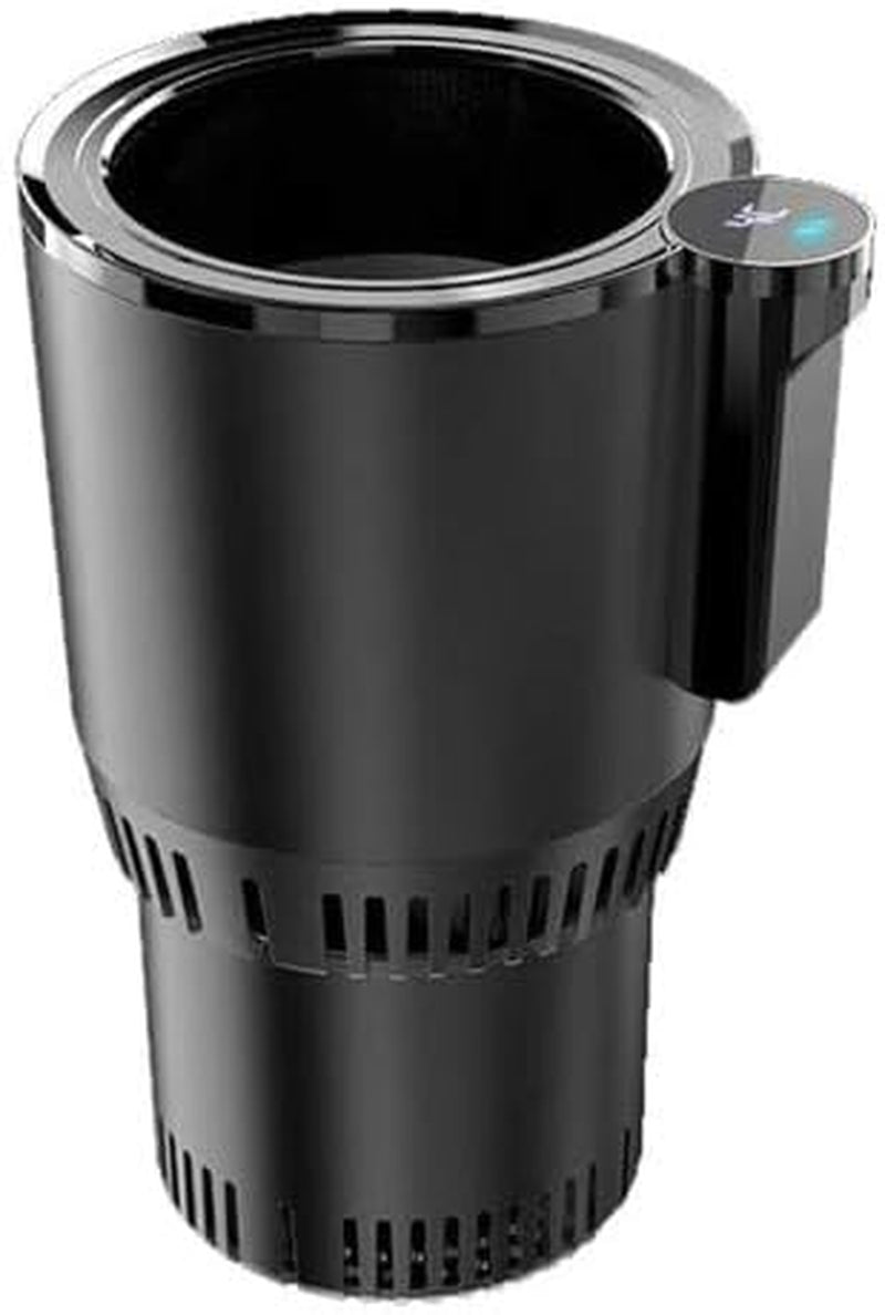 Disposable Cups for Hot Drinks 2 in 1 Smart Car Cup Warmer Cooler Auto Car and Heating Cup Mug Holder with LED Display Control Keep Beverage Cool and Warm Fits Inroad Tripp (Black, 9. 5X13X18)