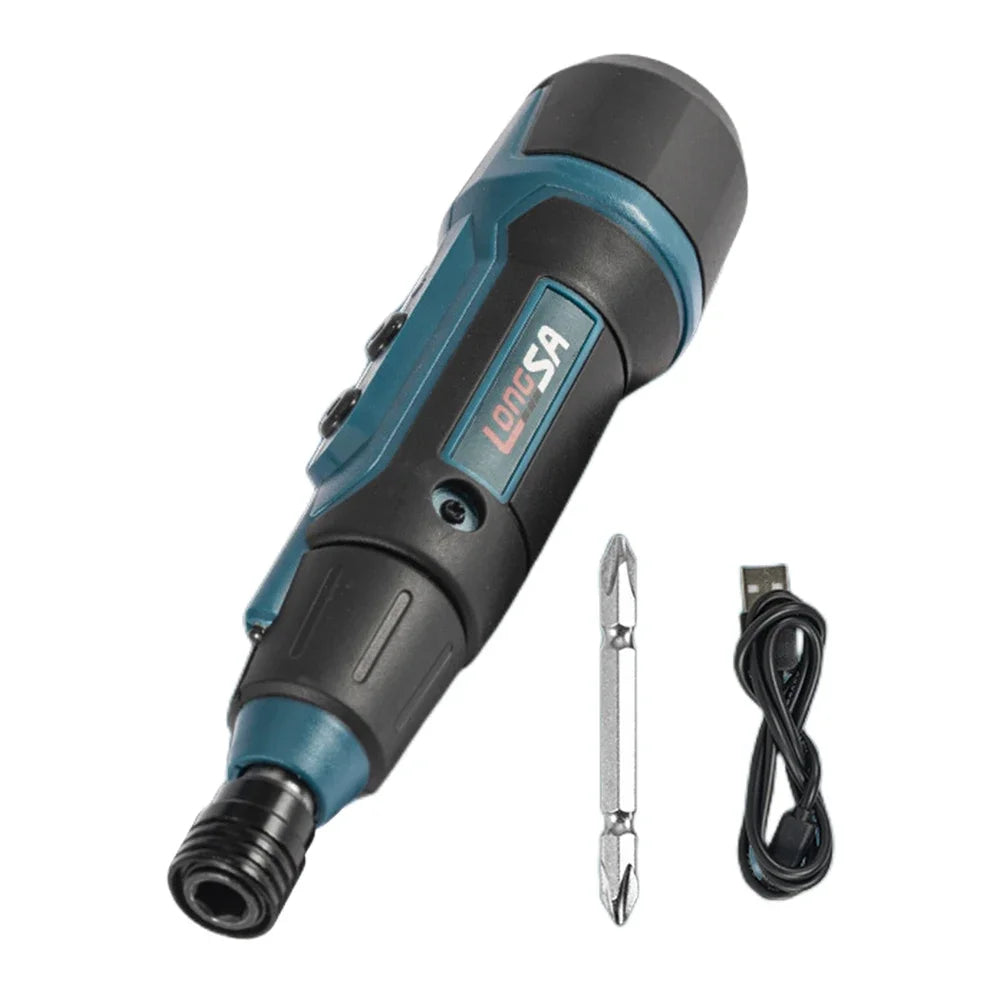 3.6V Cordless Electric Screwdriver Rechargeable 1500Mah Lithium Battery Mini Drill Power Tools Set Household Maintenance Repair