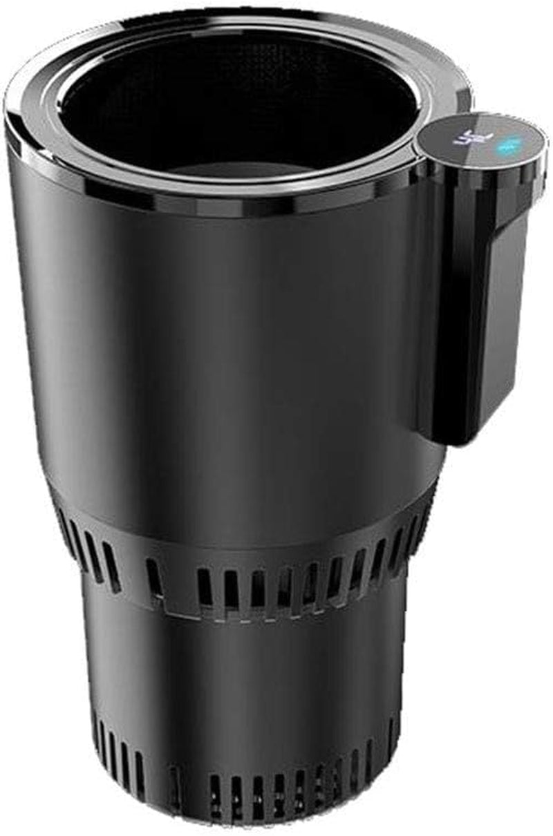 Disposable Cups for Hot Drinks 2 in 1 Smart Car Cup Warmer Cooler Auto Car and Heating Cup Mug Holder with LED Display Control Keep Beverage Cool and Warm Fits Inroad Tripp (Black, 9. 5X13X18)