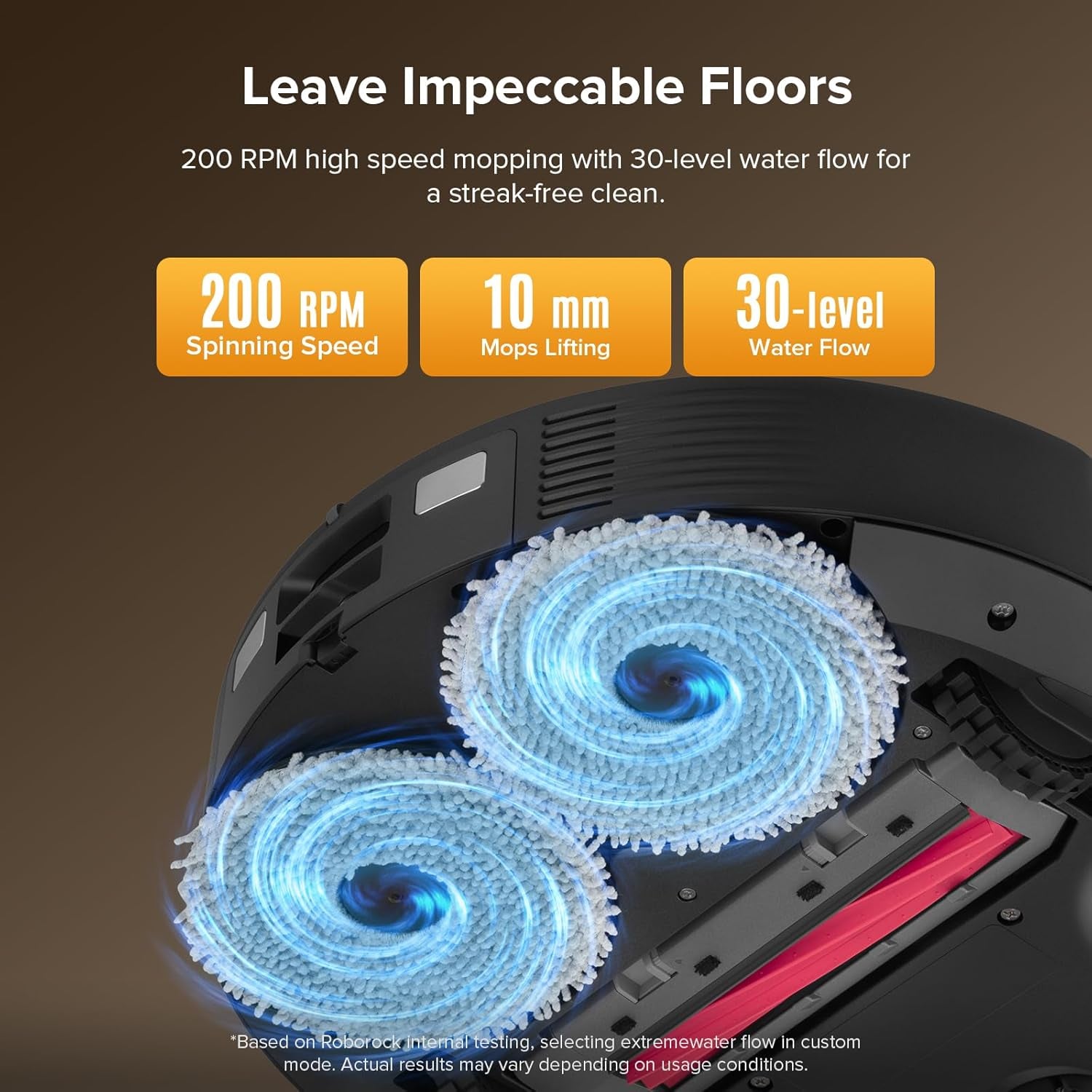 Qrevo Series Robot Vacuum Cleaner with Mop, 10,000Pa Suction, Upgraded from Qrevo S, Dual Anti-Tangle Brushes, Smart Obstacle Avoidance, Auto Mop Washing&Drying, All-In-One Dock,Black(Qv 35S)