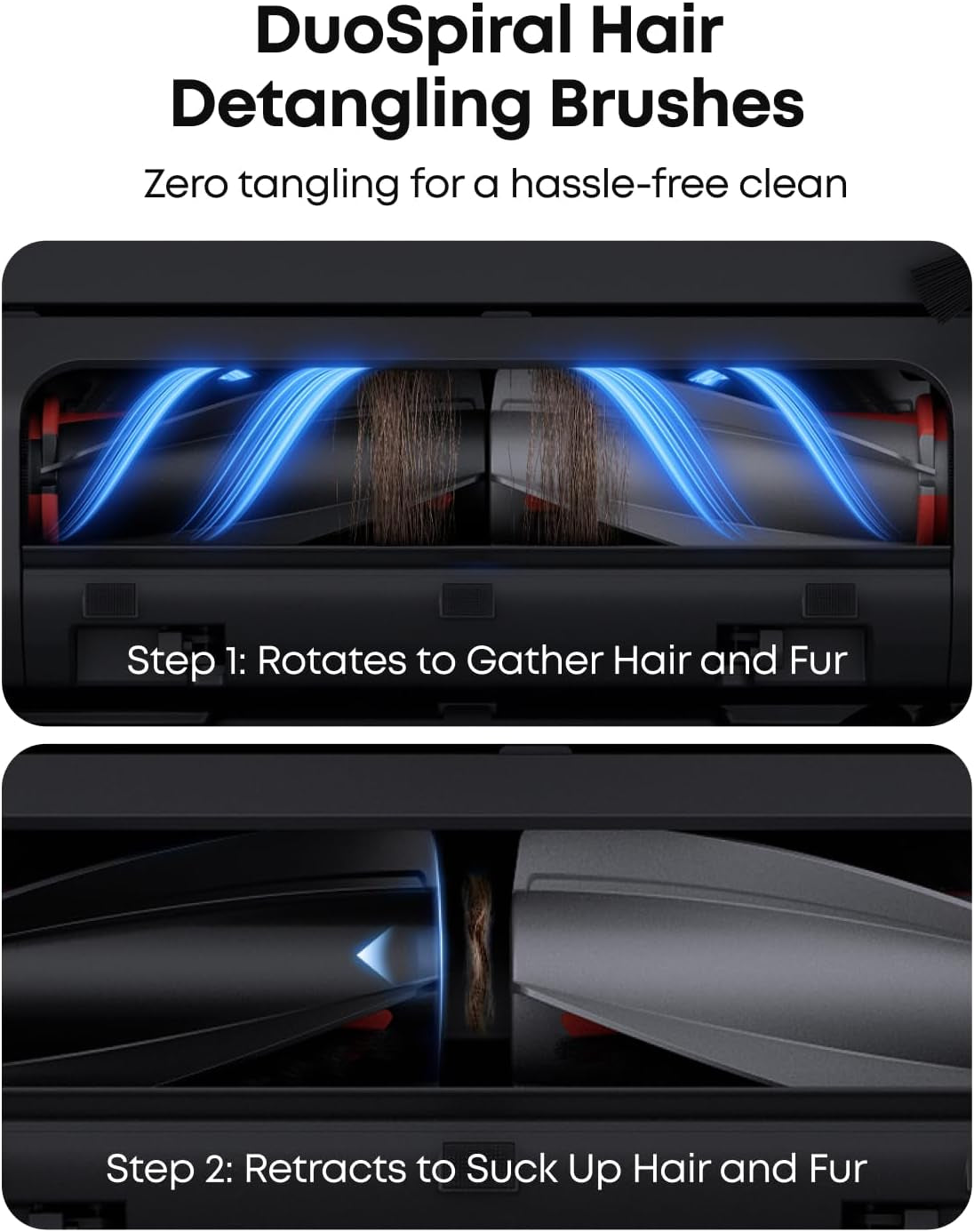 E28 Omni Robot Vacuum Cleaner with Mop, Hydrojet System, Portable Deep Cleaner for Carpet, Spot Cleaner, 20,000 Pa Turbo Suction, Zero Tangling, Corner-To-Edge Deep Cleaning, All-In-One Station