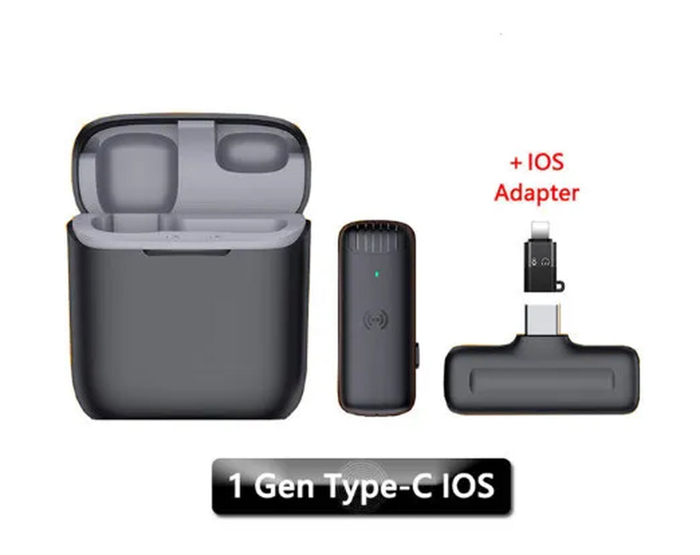 Wireless Lavalier Microphones for Iphone Ipad Leereel Plug and Play Lapel Mic with Charging Case for Interview Video Recording Tiktok Live Stream Noise Reduction