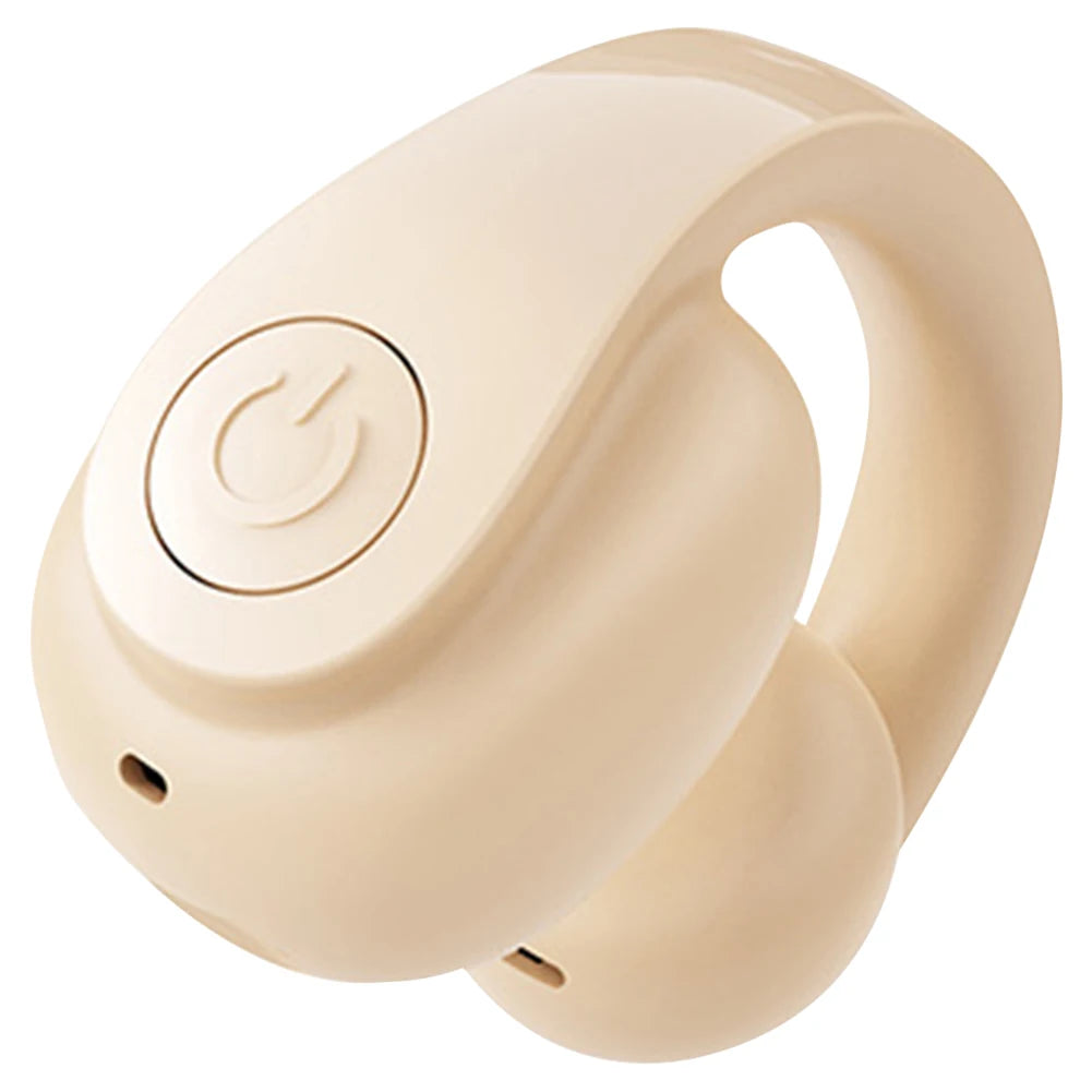 Wireless Ear Clip on Earphone Bluetooth-Compatible 5.4 Headset Noise Canceling Sports Earphones Hifi Stereo Headset for Running