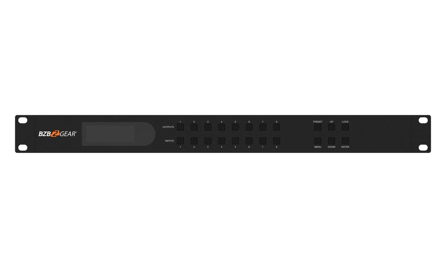 8X8 4K UHD Seamless HDMI Matrix Switcher/Video Wall Processor/Multiviewer with Scaler/Ir/Audio/Ip and RS-232