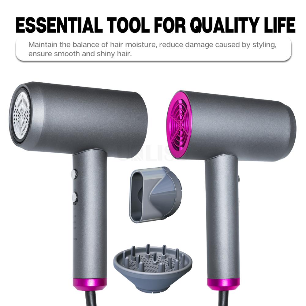 Professional Hot And cold Hair Dryer Household Powerful Dryer Sertex