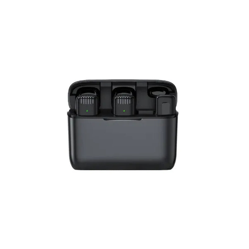 Wireless Lavalier Microphones for Iphone Ipad Leereel Plug and Play Lapel Mic with Charging Case for Interview Video Recording Tiktok Live Stream Noise Reduction