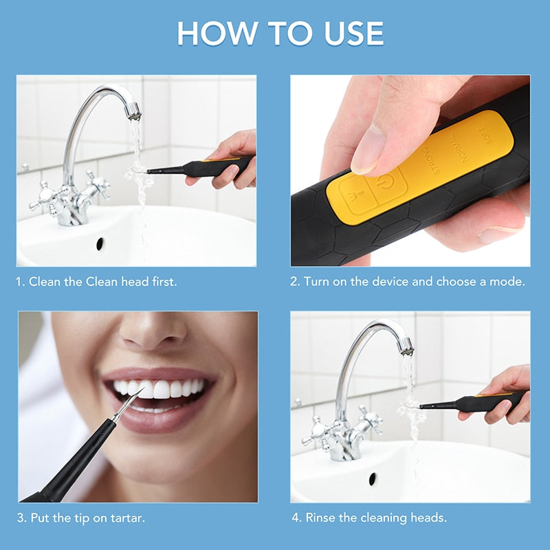 Portable USB Charge Ultrasonic Sonic Electric Dental Scaler Sertex