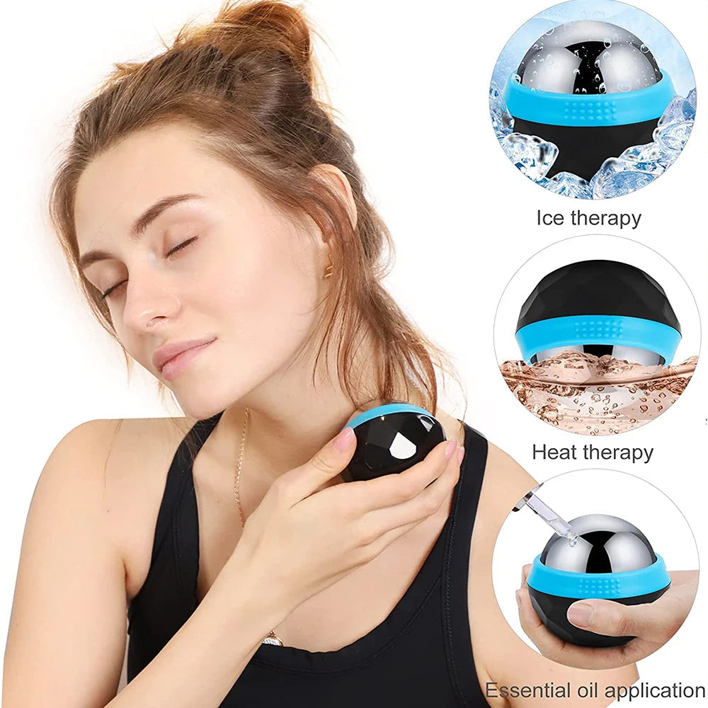 "60MM Cryo Roller: Hot & Cold Body Therapy Massager" Sertex