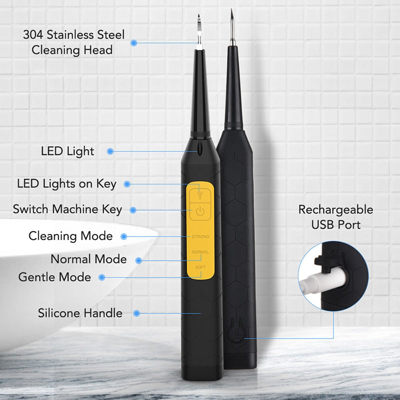 Portable USB Charge Ultrasonic Sonic Electric Dental Scaler Sertex