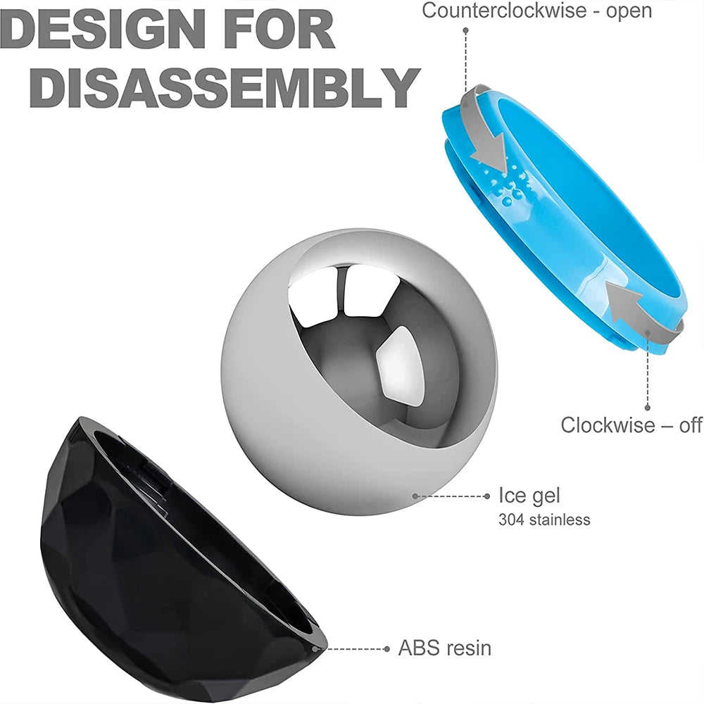 "60MM Cryo Roller: Hot & Cold Body Therapy Massager" Sertex