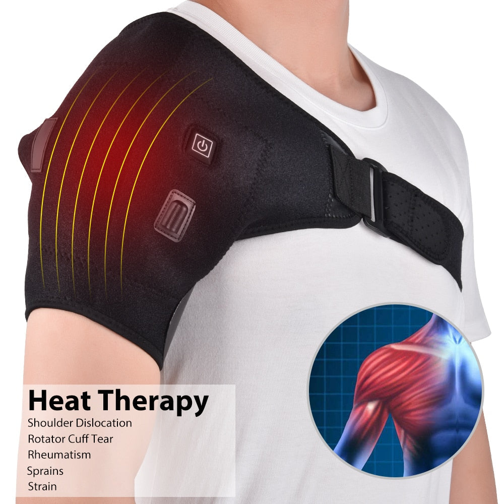 Heat Therapy Shoulder Brace Adjustable Shoulder Health Care Sertex