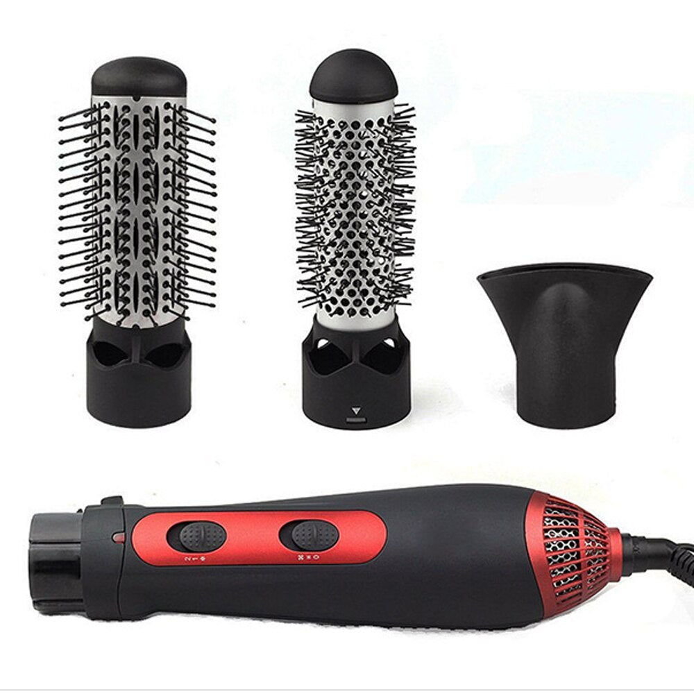 3 In1 Hot Air Comb Multifunctional Hair Dryer Iron Hair Straightener Sertex
