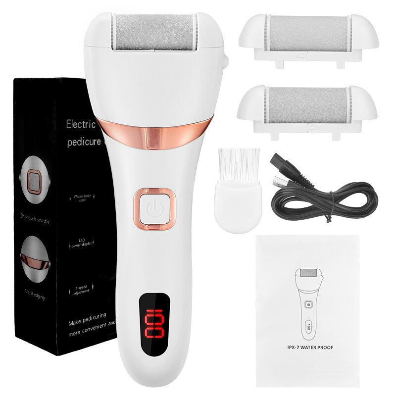 USB Rechargeable Electric Callus Remover Pedicure Tools Sertex