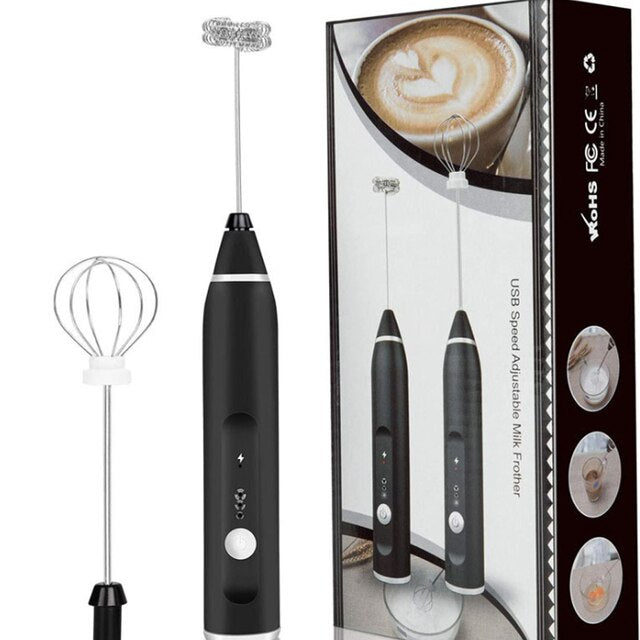 Wireless Milk Frothers Electric Handheld Blender Sertex