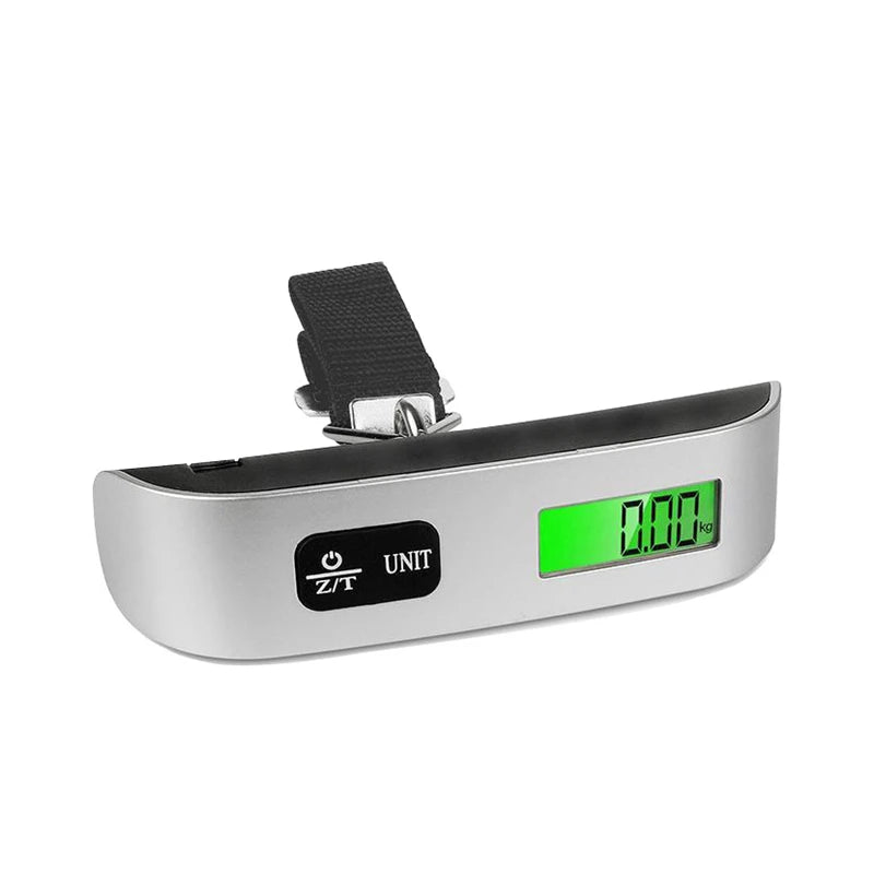 Portable Scale Digital LCD Display 110lb/50kg Electronic Luggage Hanging Suitcase Travel Weighs Baggage Bag Weight Balance Tools Sertex