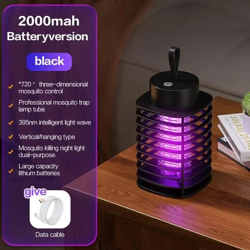 Mute Mosquito Killing Lamp Anti-Mosquito Lamp Portable Electronic Mosquito Killer Mosquito Terminator Mosquito Repellent Lamp Sertex