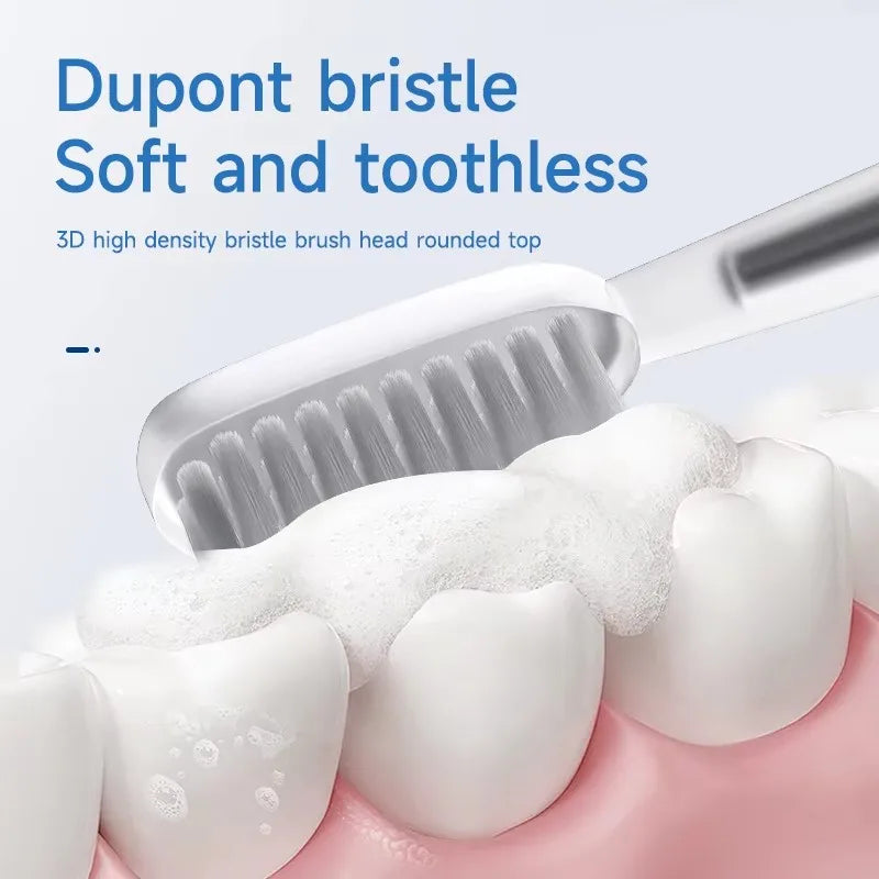 Electric Toothbrush Mental Thin Brush Body Specially for Women Pure Wisdom Beauty Soft DuPont Bristle Sertex