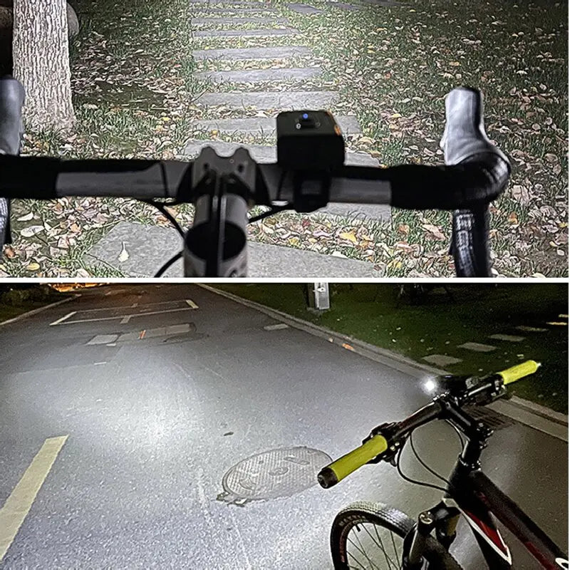 LED Bicycle Front Light Type-C Rechargeable Bicycle Headlight MTB Road Bike Headlamp Easy to Install Cycling Accessories Sertex