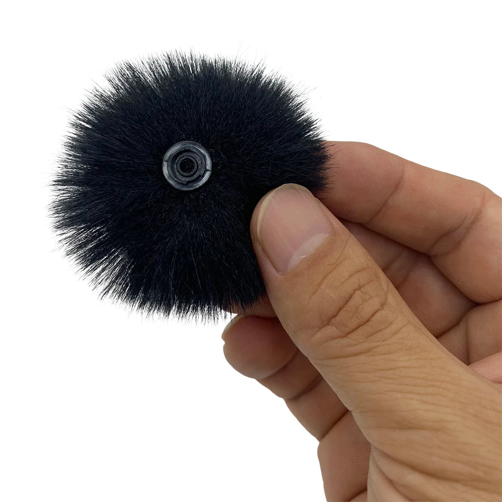 Outside Dead Cat Universal Lavalier Microphone Furry Cover Windscreen Fur Windshield Pop Filter For DJI Mic Blue Mantis Sertex