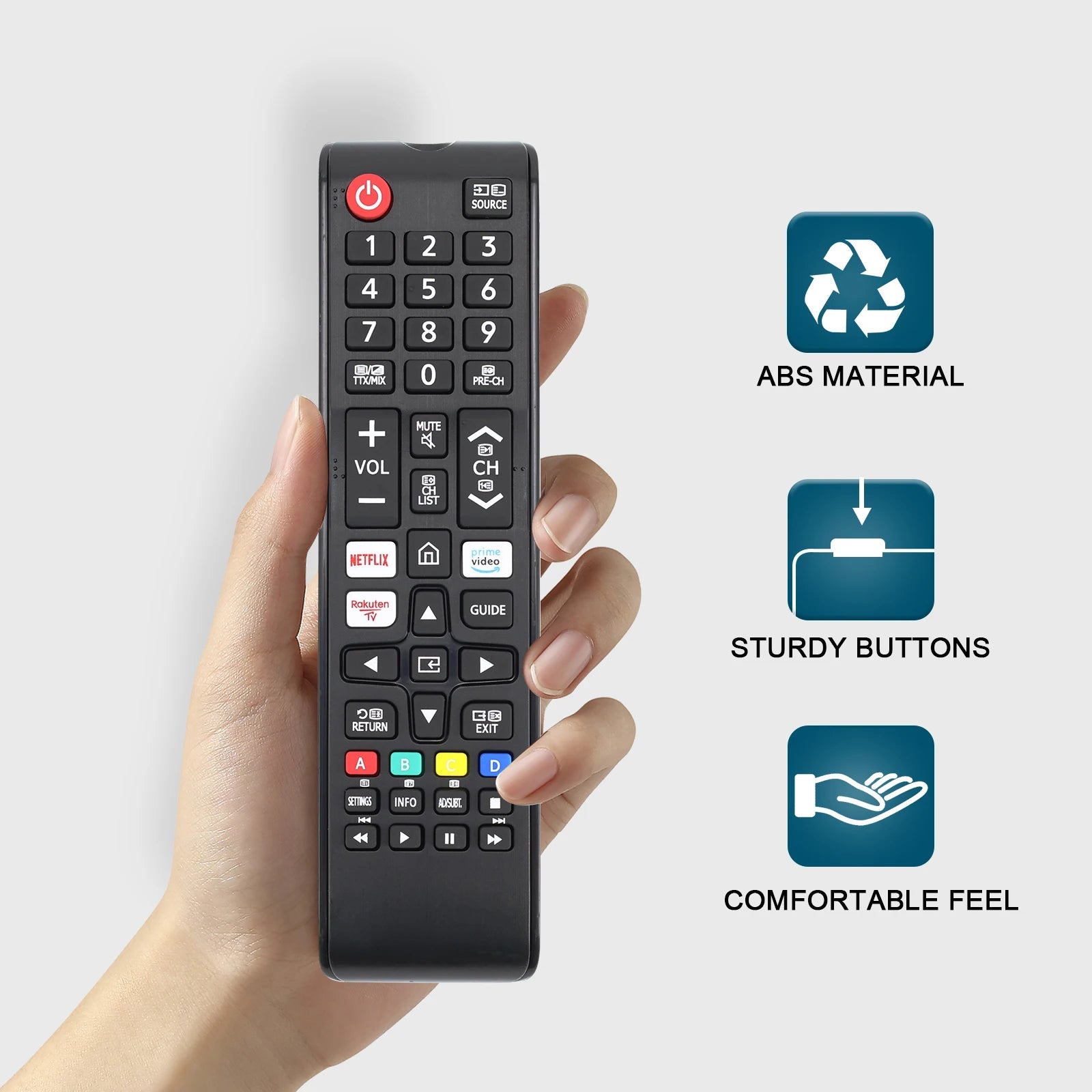 Universal Remote for All Samsung TV Remote BN59-01315J Replacement for All Samsung LCD LED HDTV 3D Smart TVs with Hulu Netflix P Sertex