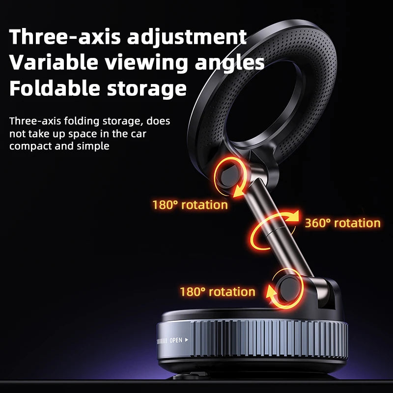 K007 Magnetic Phone Holder|Three-axis Rotation For Free Adjustment|A Convenient Choice For Multiple Scenarios. Sertex