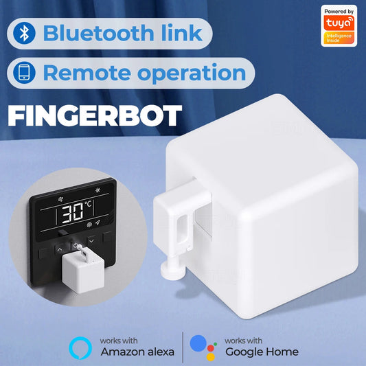 Tuya WiFi Fingerbot Button Pusher For Switch Bluetooth Smart Switchbot Timer Finger Robot Switch Bot Work With Alexa Google Home Sertex