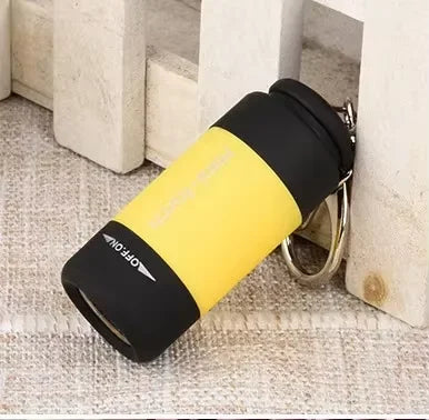 LED Micro Pocket Flashlight Portable USB Rechargeable Keychain Flashlight Waterproof Home Outdoor Hiking Camping Flashlight Sertex