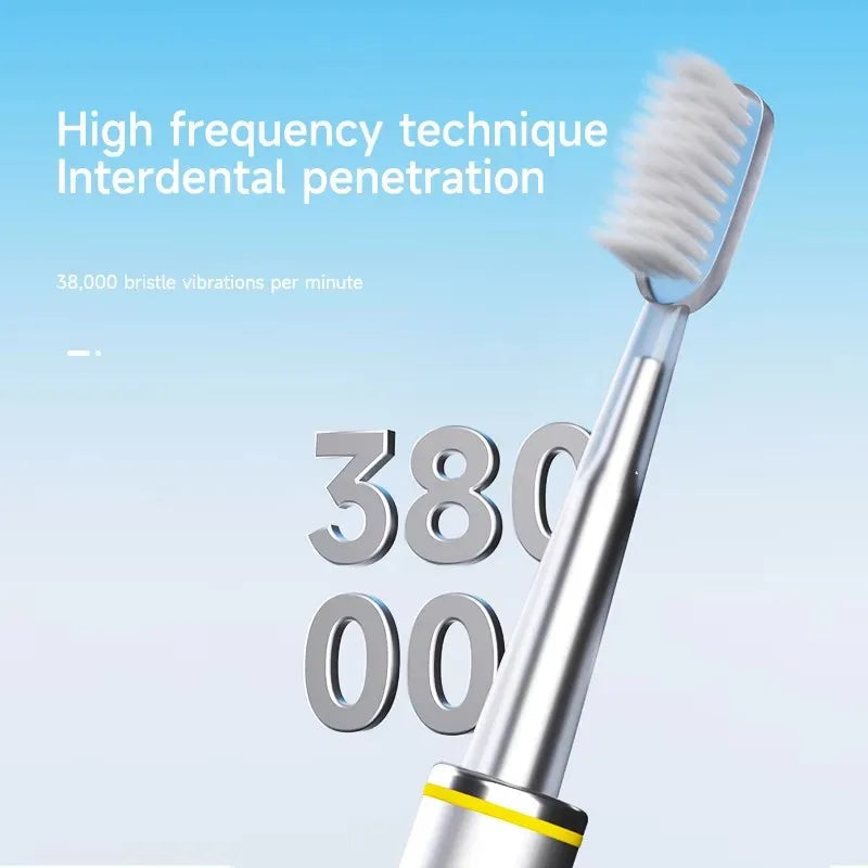 Electric Toothbrush Mental Thin Brush Body Specially for Women Pure Wisdom Beauty Soft DuPont Bristle Sertex
