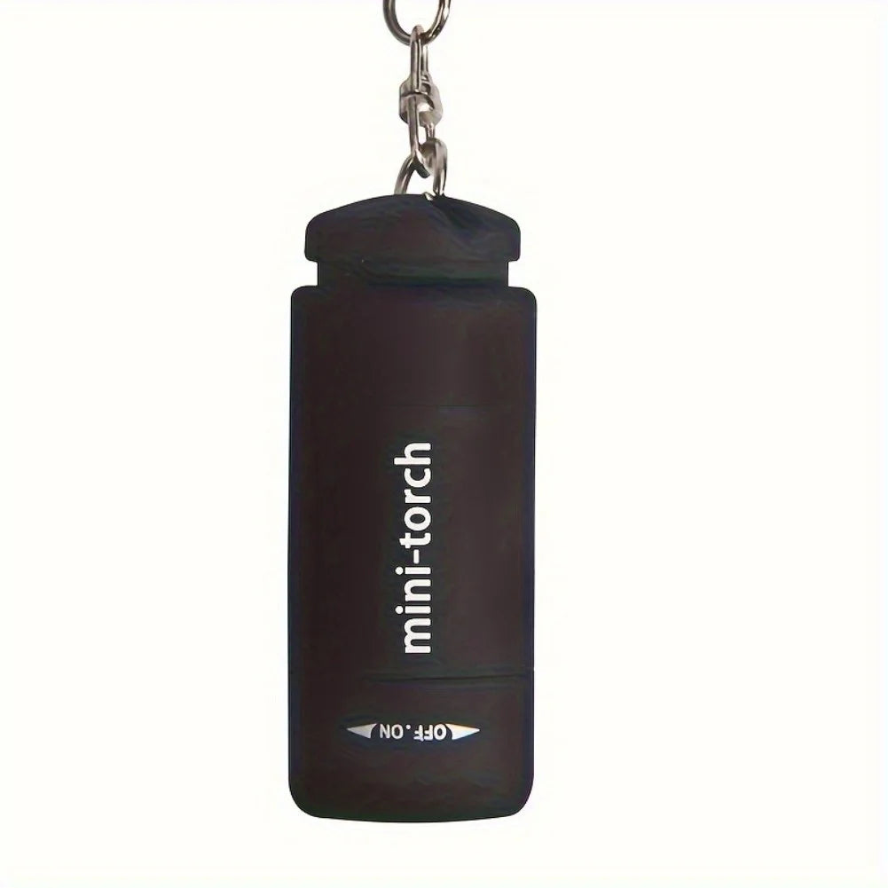 LED Micro Pocket Flashlight Portable USB Rechargeable Keychain Flashlight Waterproof Home Outdoor Hiking Camping Flashlight Sertex