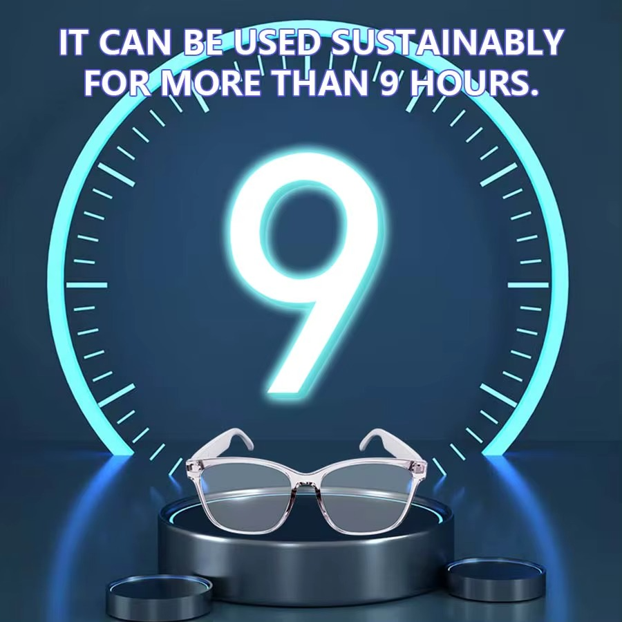 AI Smart Translator Glasses Wireless Bluetooth Glasses Real-time Simultaneous Interpretation for Studying Travel business My Value Mart