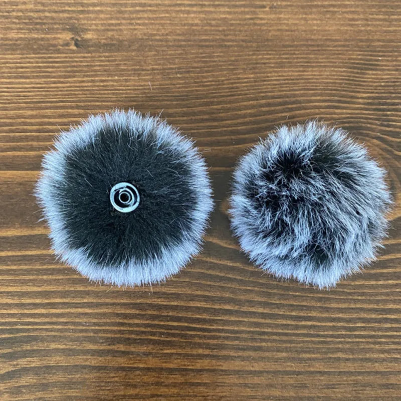 Outside Dead Cat Universal Lavalier Microphone Furry Cover Windscreen Fur Windshield Pop Filter For DJI Mic Blue Mantis Sertex