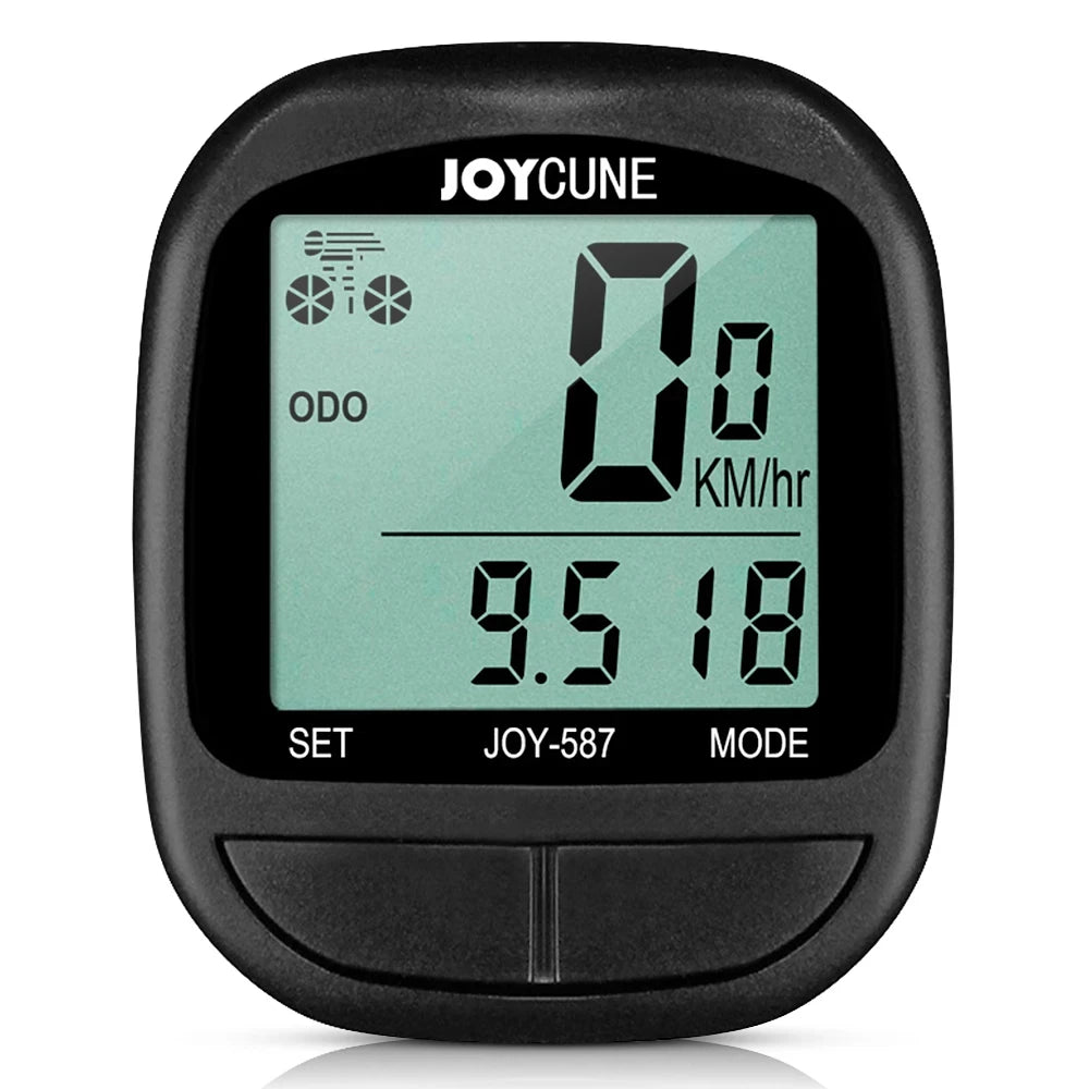 Bike Computer Bicycle Waterproof Wired Speedometer and Odometer Stopwatch Cycle Bike Computer with LED Display for Cycle Match Sertex