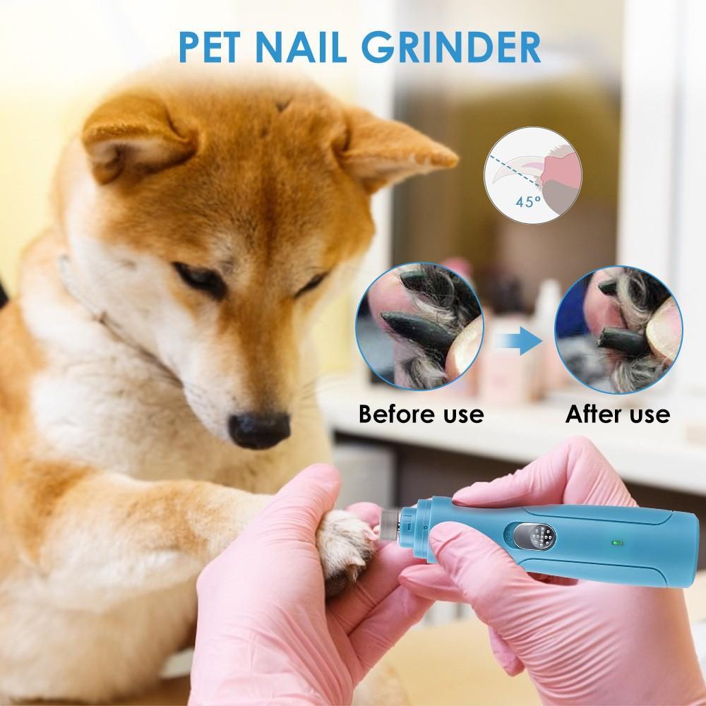 Electric Pet Nail Grinder Set Dog Nails Polisher Clipper Sertex
