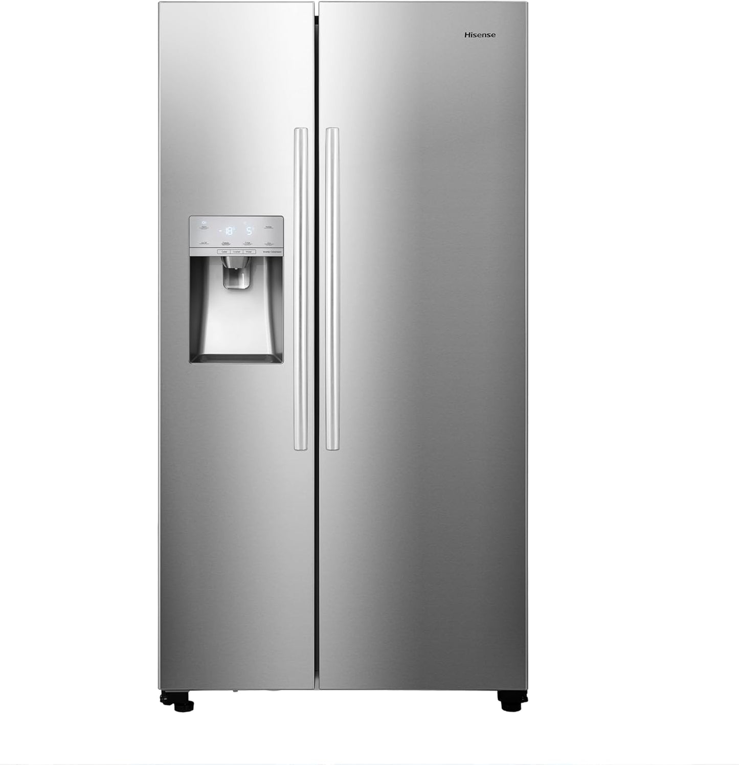 RS694N4ICF Freestanding American Side-By-Side Fridge Freezer - Total No Frost - Plumbed Water and Ice Dispenser - 562 Liters - Stainless Steel - F Rated