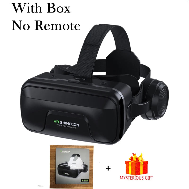 VR Glasses Virtual Reality Headset Viar Devices Helmet 3D Lenses Smart Goggles for Smartphones Phone Mobile Gogle Game Accessory